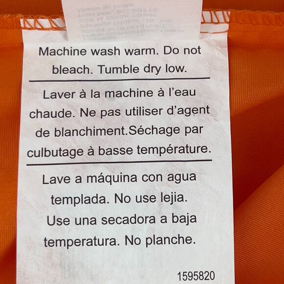 Orange Body Pillow Cover Pillow Case Bedding 100% Cotton 54" - Picture 4 of 7